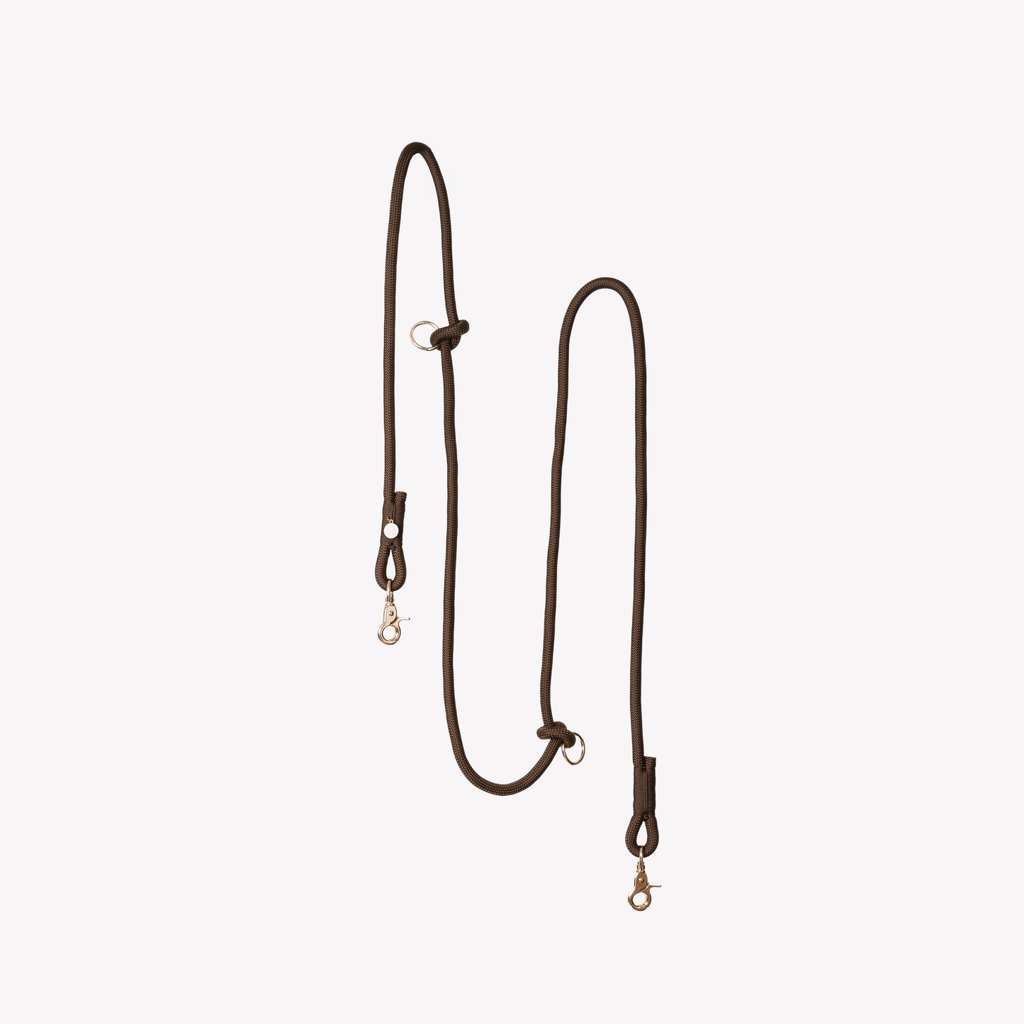 Laisse mains libres en nylon - Brown