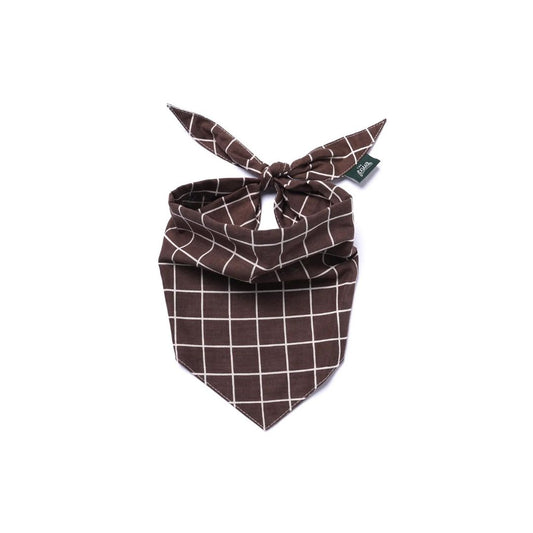Bandana à Carreaux - Marron