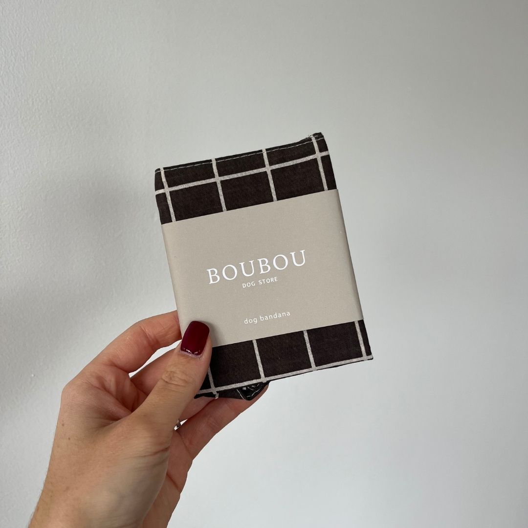 Bandana à Carreaux - Marron