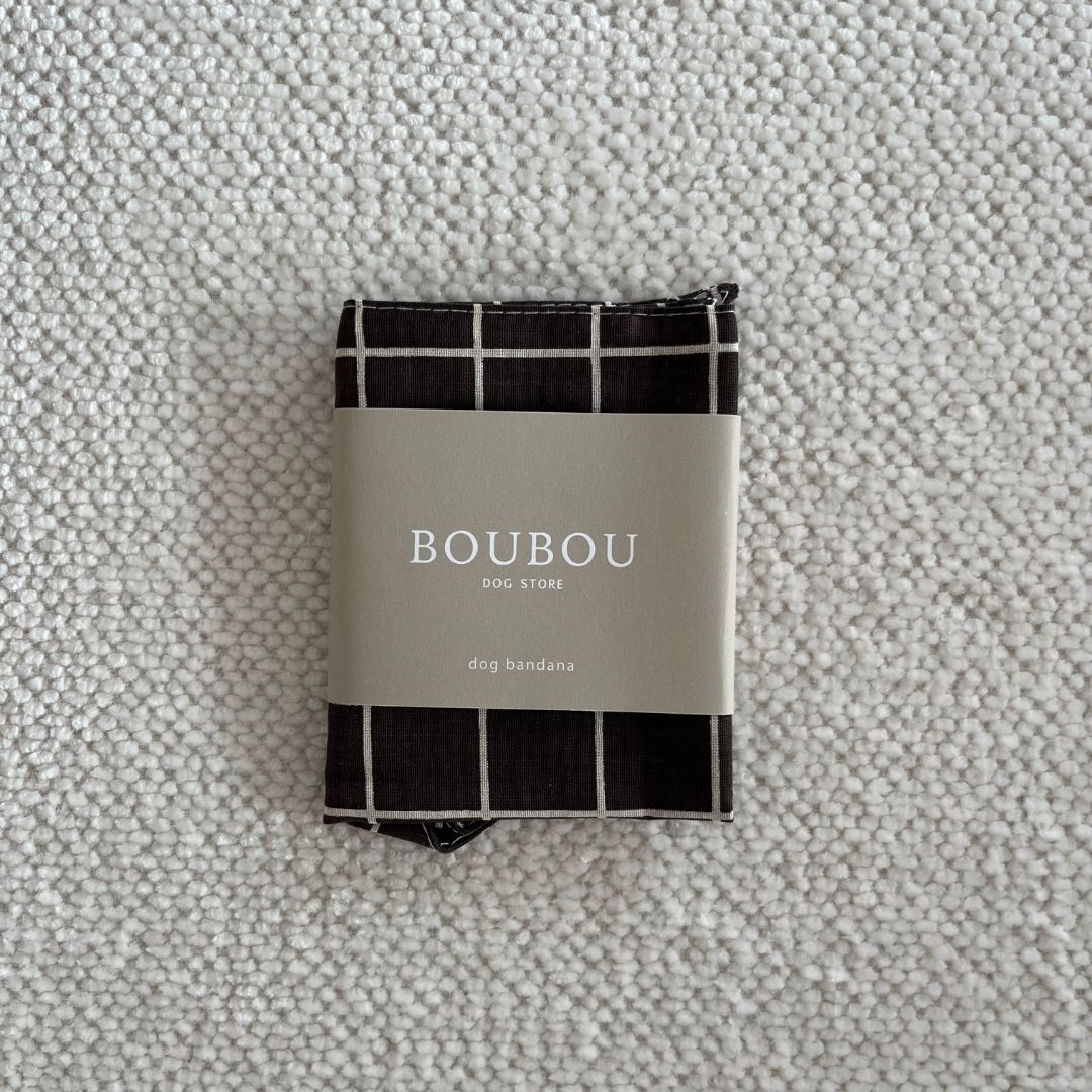 Bandana à Carreaux - Marron