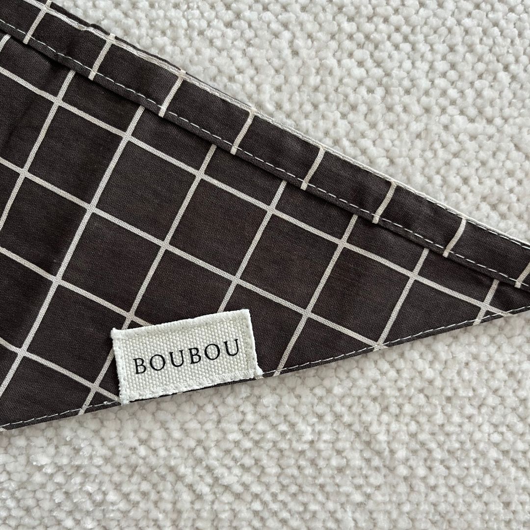 Bandana à Carreaux - Marron