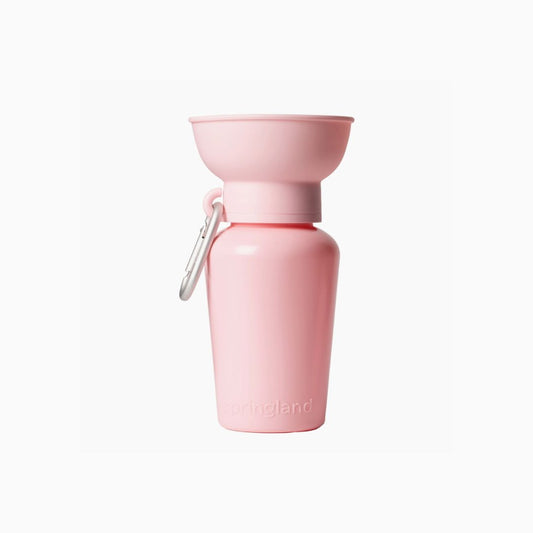 Gourde Flip avec gamelle pliable - Baby Pink | ÉDITION LIMITÉE