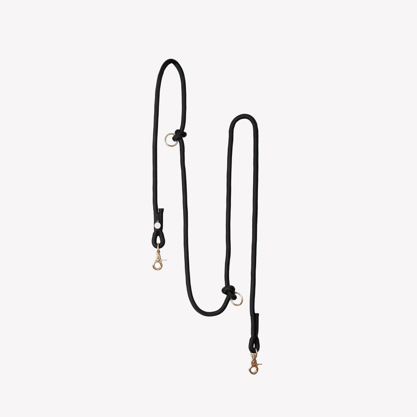 Laisse mains libres en nylon - Black