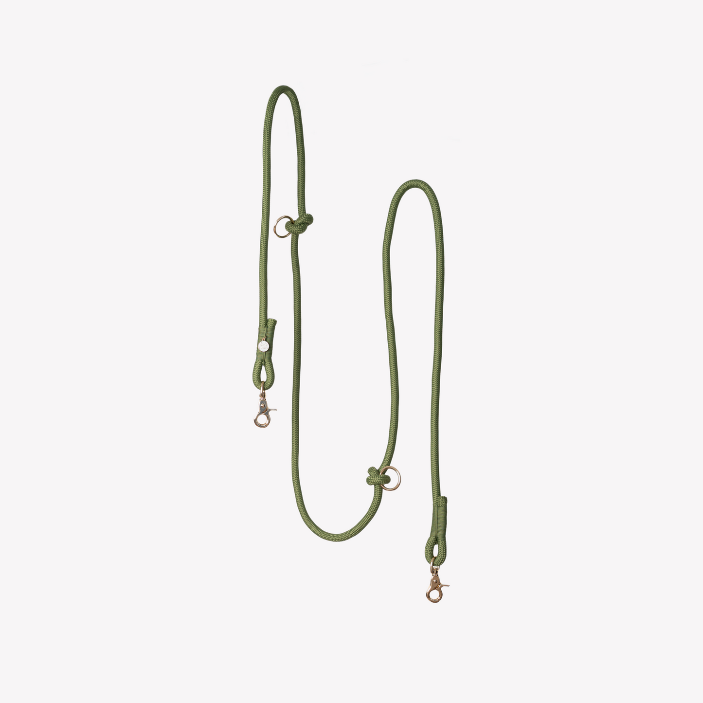 Laisse mains libres en nylon - Green
