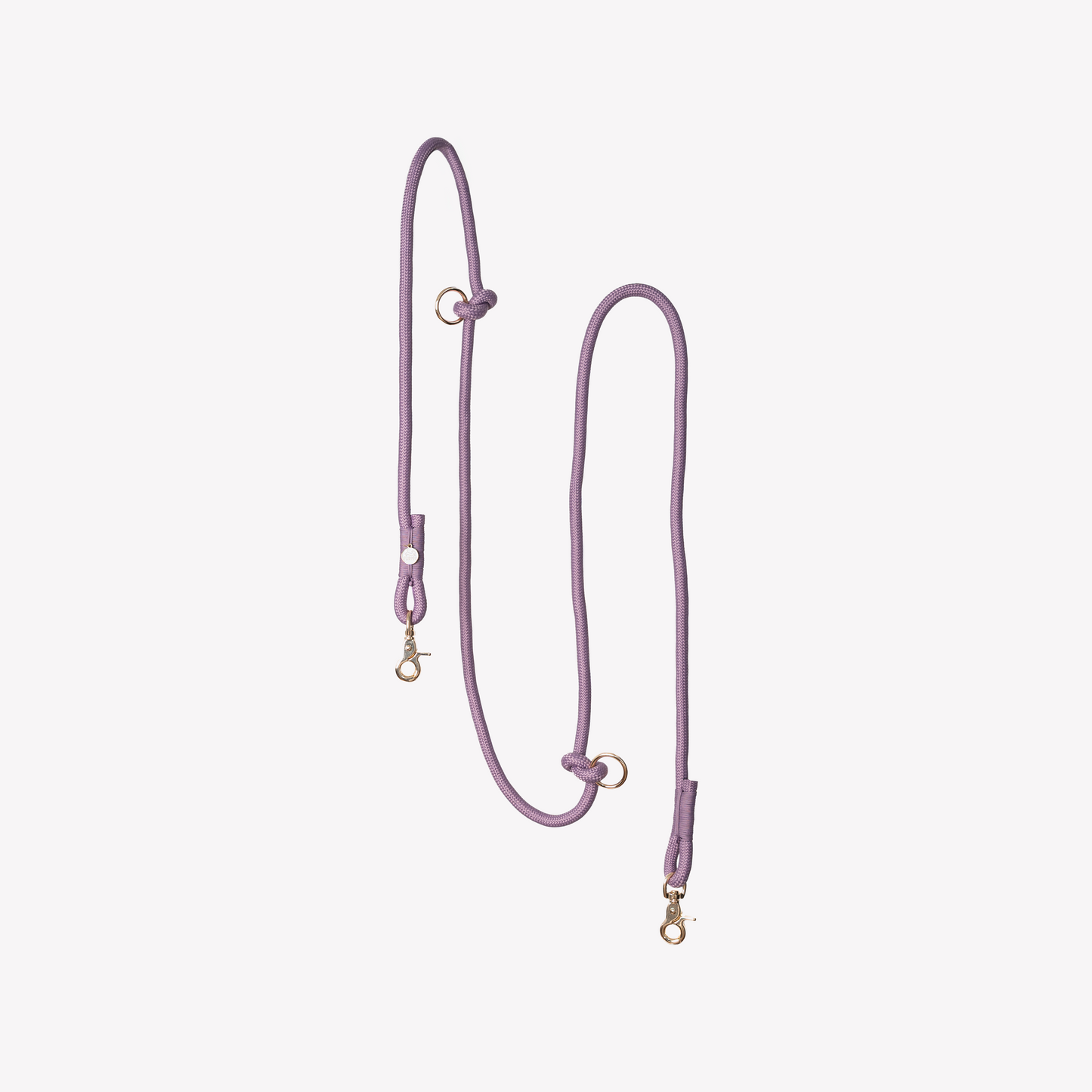 Laisse mains libres en nylon - Lilac