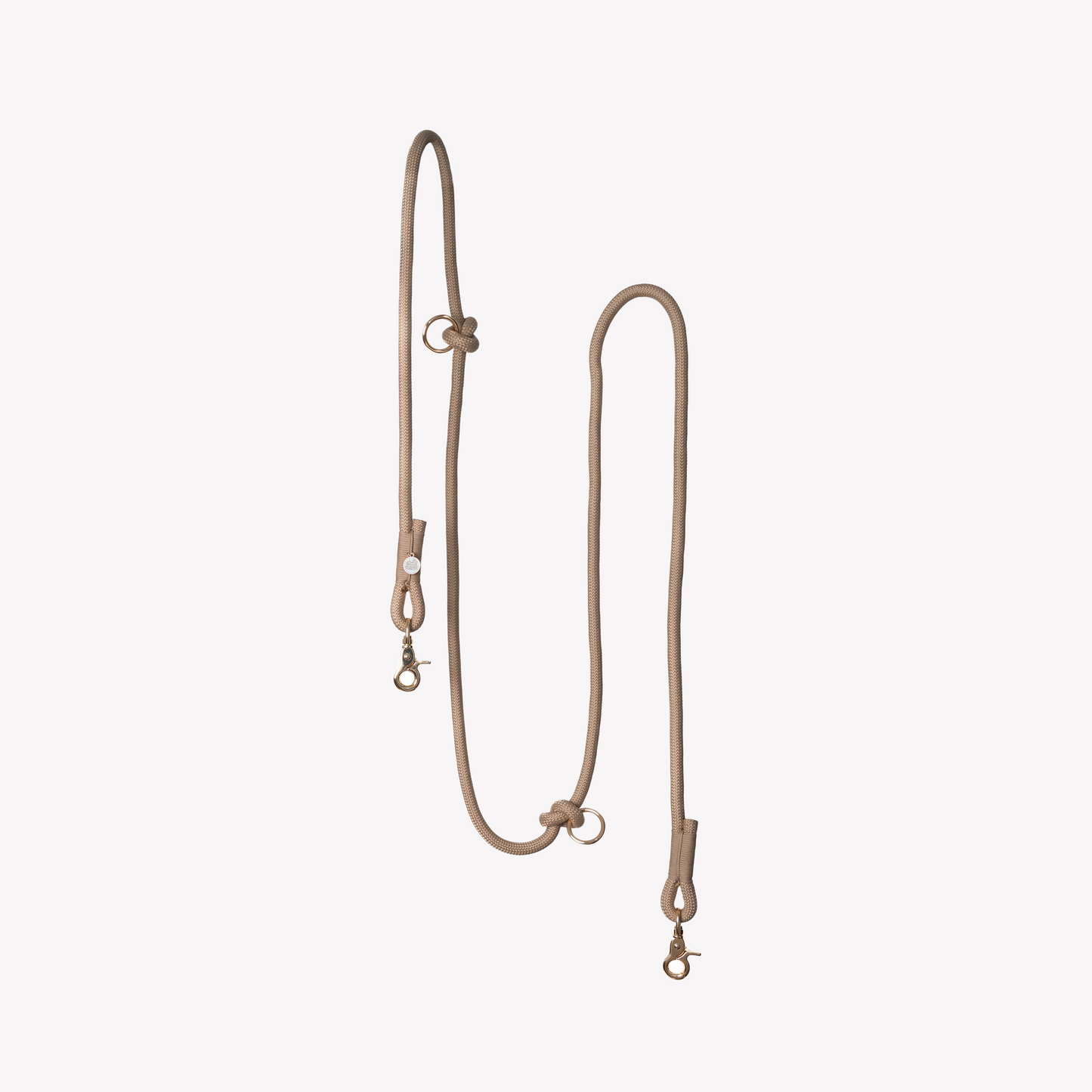 Laisse mains libres en nylon - Sand