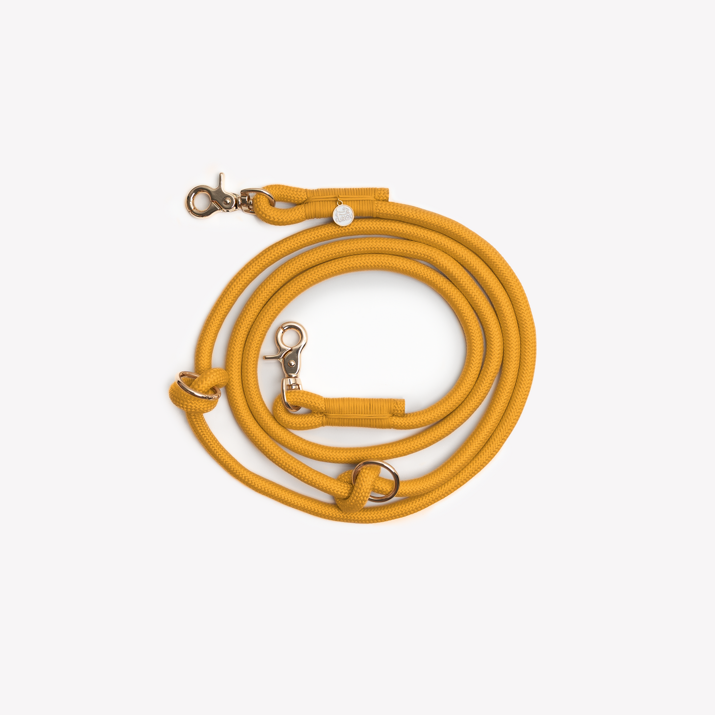 Laisse mains libres en nylon - Yellow