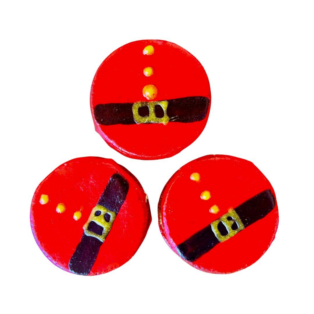 Macarons Père Noël