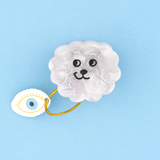 Mini pince à cheveux - Bichon