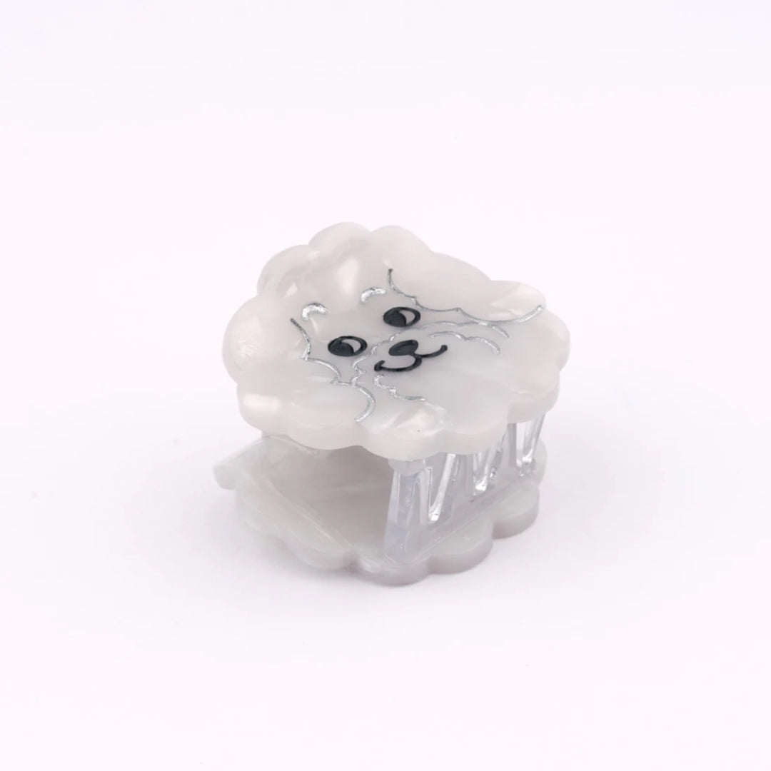 Mini pince à cheveux - Bichon