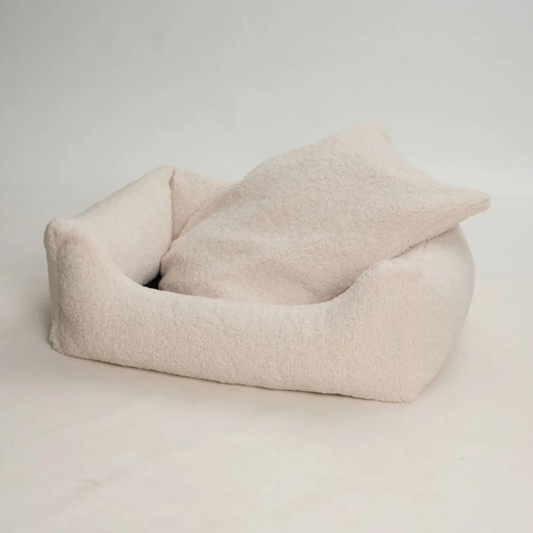 Panier Teddy - Crème