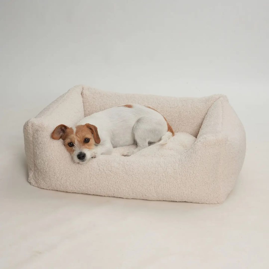 Panier Teddy - Crème