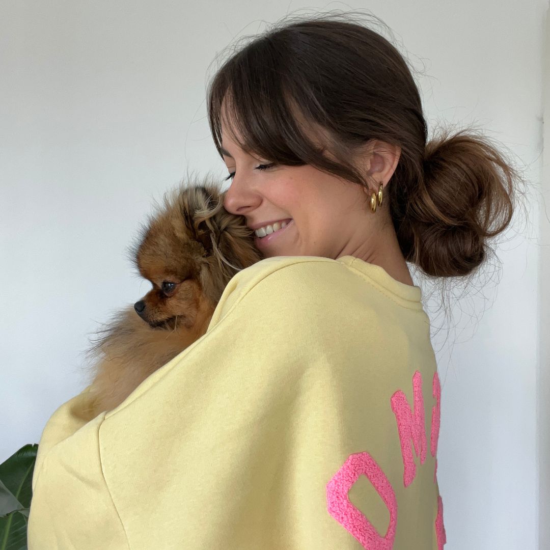 Pull DOGMOM - Jaune