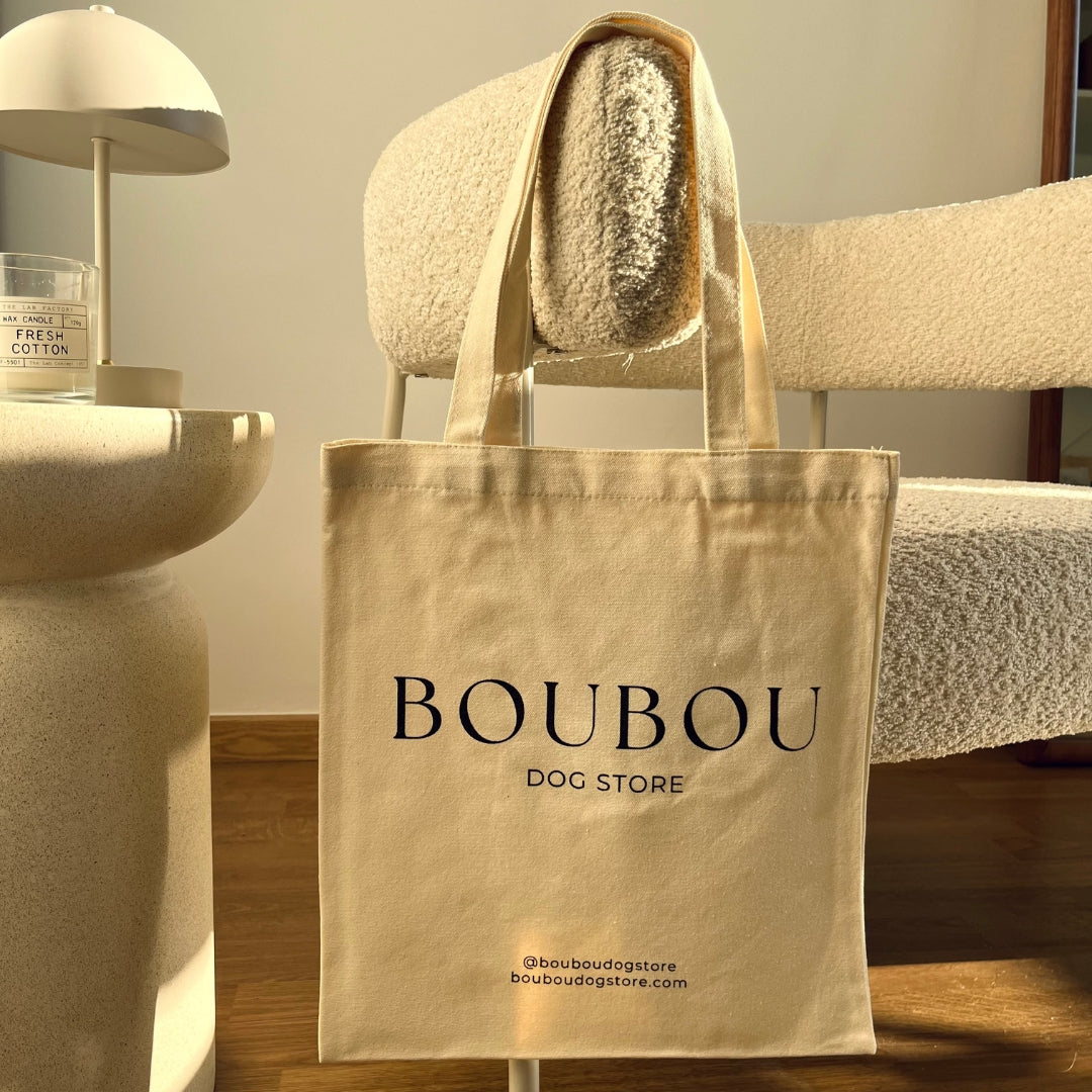 Sac Tote Bag Bouvier Bernois J'peux Pas Beige - Sac Shopping Original Planetee